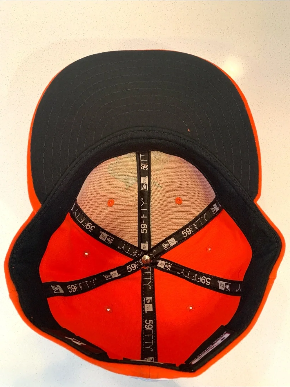 Miami Marlins New Era 59Fifty On-Field Fitted Hat - Alternate Orange, Size 7-3/8